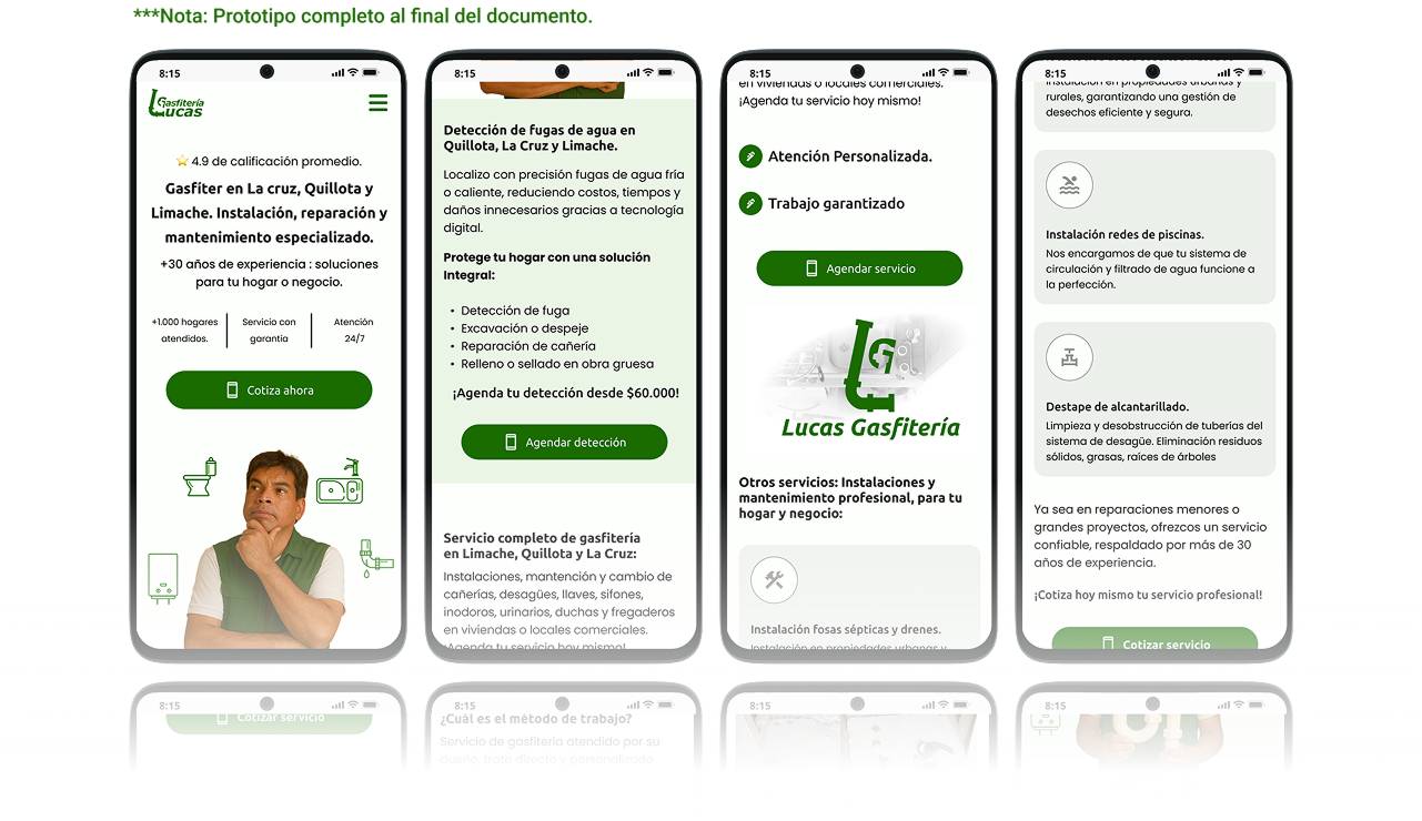 Prototipo de la segunda iteración y resultados del testeo